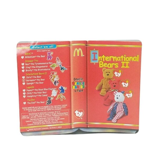 Ty McDonalds Teenie Beanie Babies Germania Bear - Picture 2 of 2